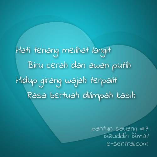 pantun sayang 7