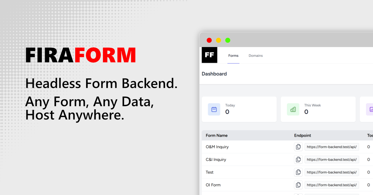 FiraForm screenshot